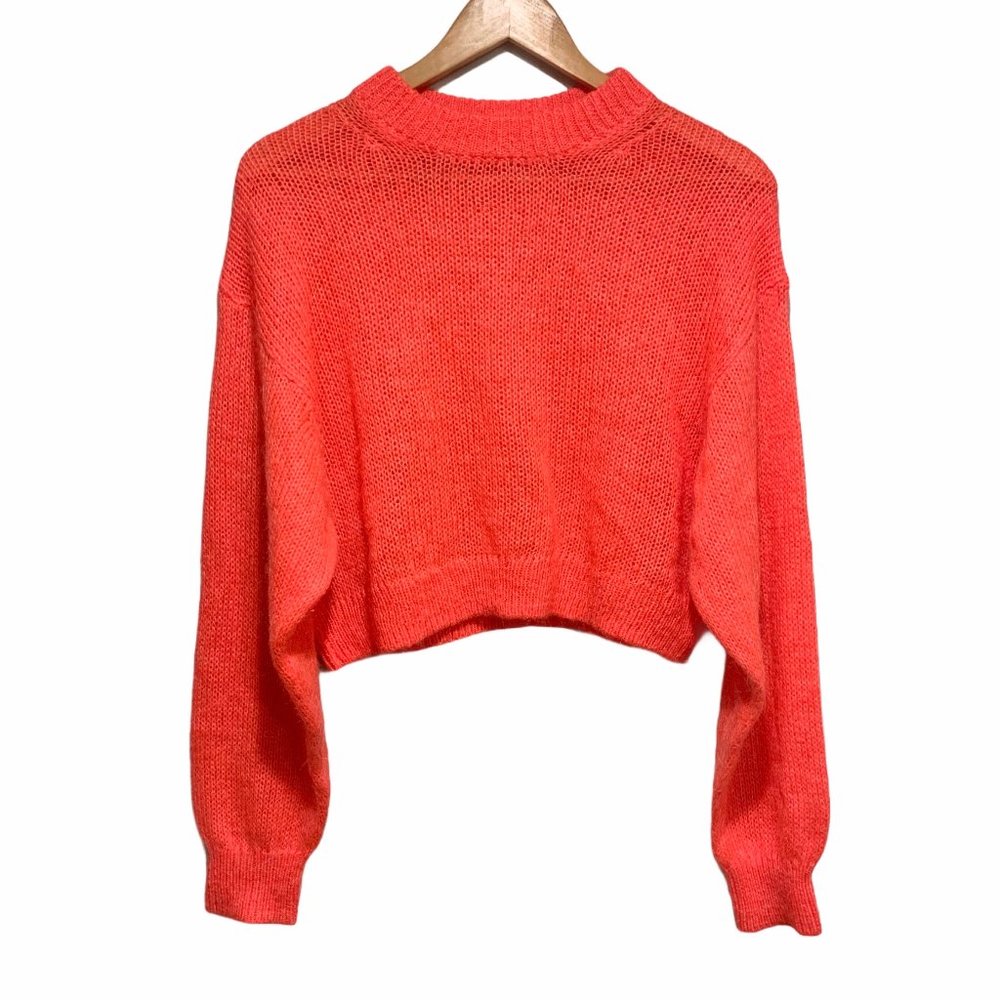 Tna Utica Sweater in Dayglo Pink